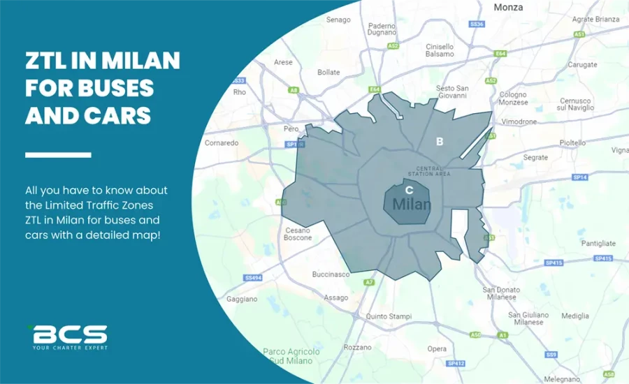 Milan ZTL map for cars and buses | Navigate restricted zones & avoid fines