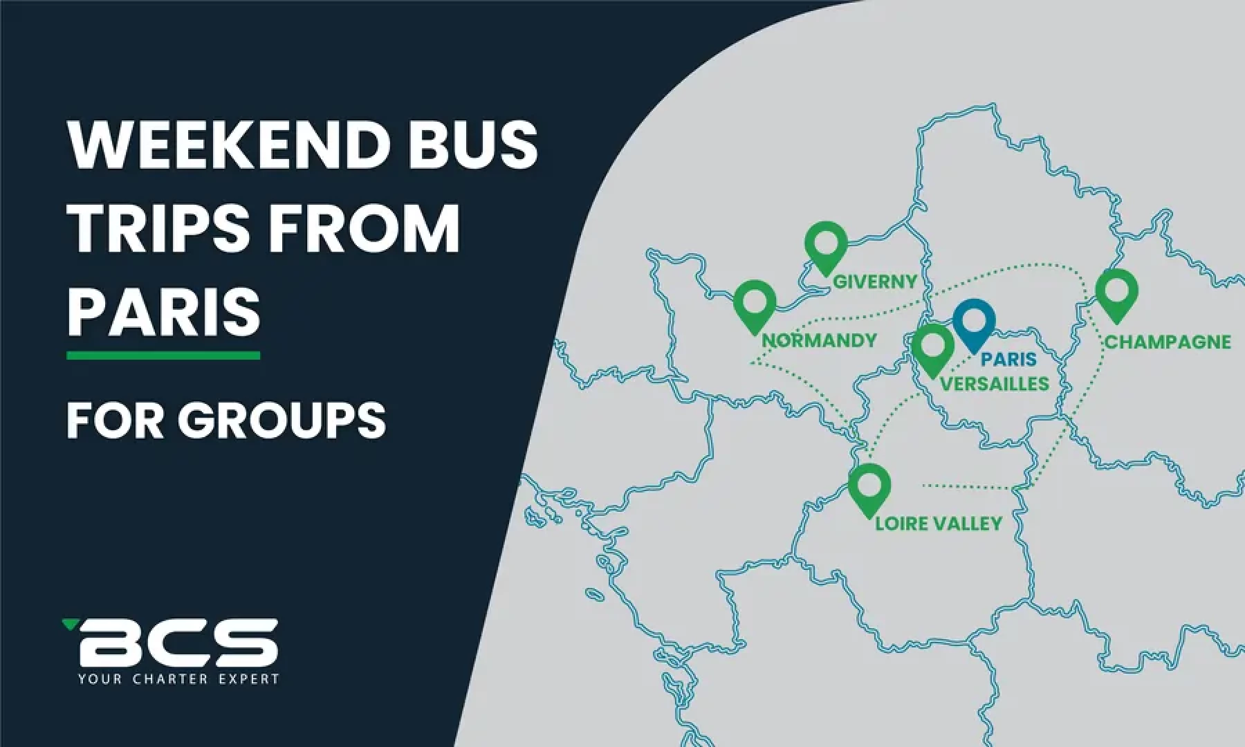 Weekend Bus Trips from Paris for Groups