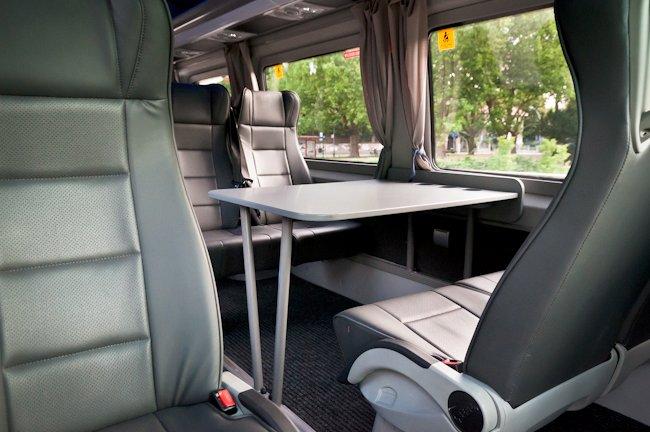 Mercedes Sprinter minibus passenger area
