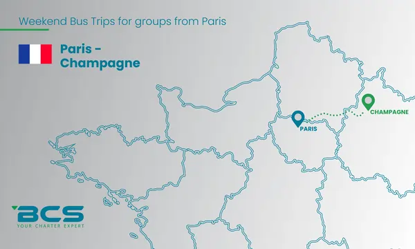 Paris to Champagne Region Route Paris to Champagne Region Route
