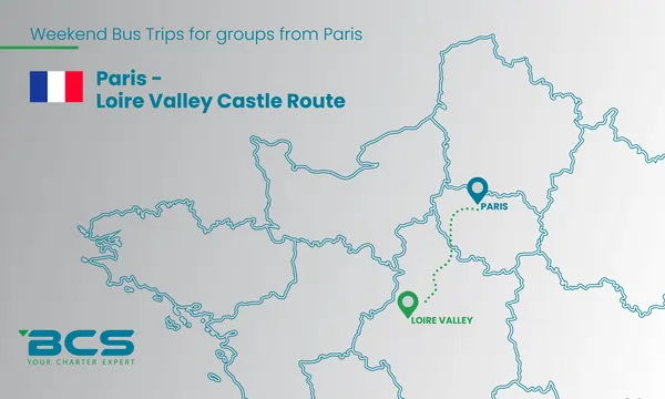 Paris to Loire Valley Castles Route Paris to Loire Valley Castles Route